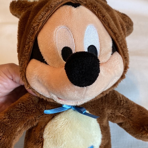 Disney Mickey Mouse Brown Easter Bunny Costume Plush - Picture 9 of 12